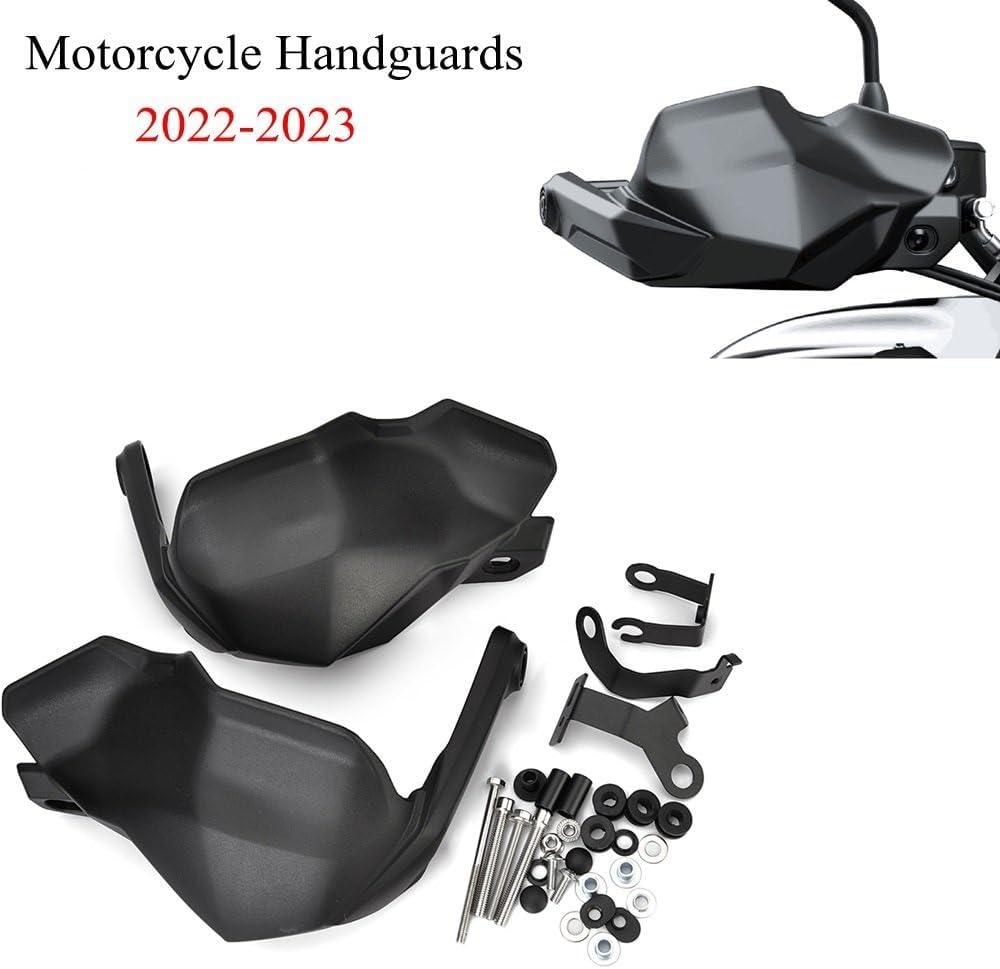 Parabrisas de motocicleta para Kawasaki Ve-rs-ys 650 VE-RS-YS650 2022 2023 Guardamanos protección de mano escudo contra el viento Guardias de mano