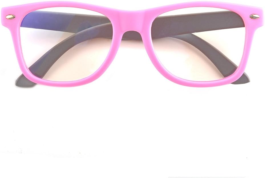 Lentes rectangulares digitales con bloqueo de luz azul para niños y niñas de 5 a 12 años