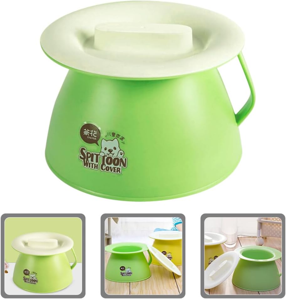Olla portátil con cámara de inodoro, botella de orina, ollas de orina, cubo de orina, orinal de cabecera con tapas para oficina en casa, mujeres