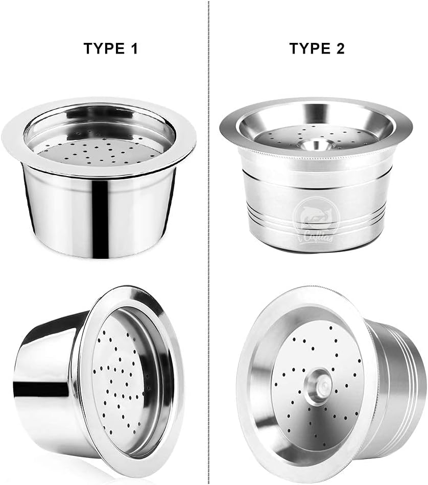 Cápsula de café recargable en acero inoxidable cápsulas reutilizables filtros de café compatibles con máquinas K-fee WAVEK-FEE TWINS II Series (3