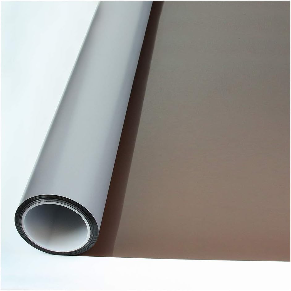 BDF MTBR – Película decorativa para ventana, color bronce mate, esmerilado, (36 pulgadas x 7 pies)