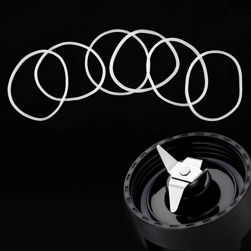 8 juntas de repuesto, piezas de repuesto para anillo de sello de licuadora, piezas de repuesto para Magic Bullet 250WHand Blender