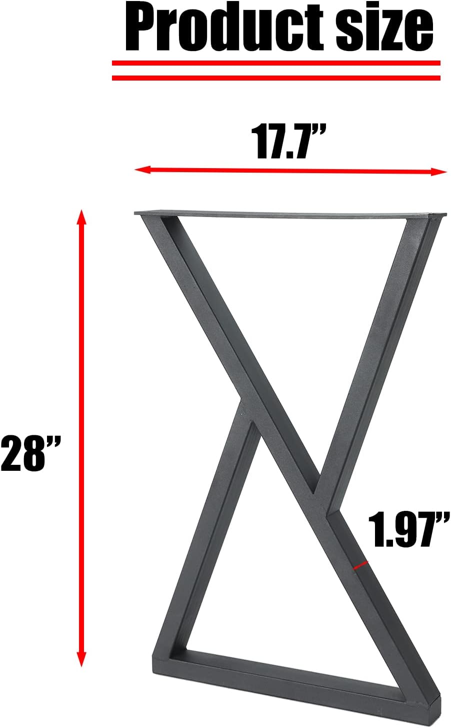 Patas de metal para mesa de centro para muebles, proyectos de bricolaje para mesa de café, mesa de comedor, escritorio de diseñador, mesita de noche