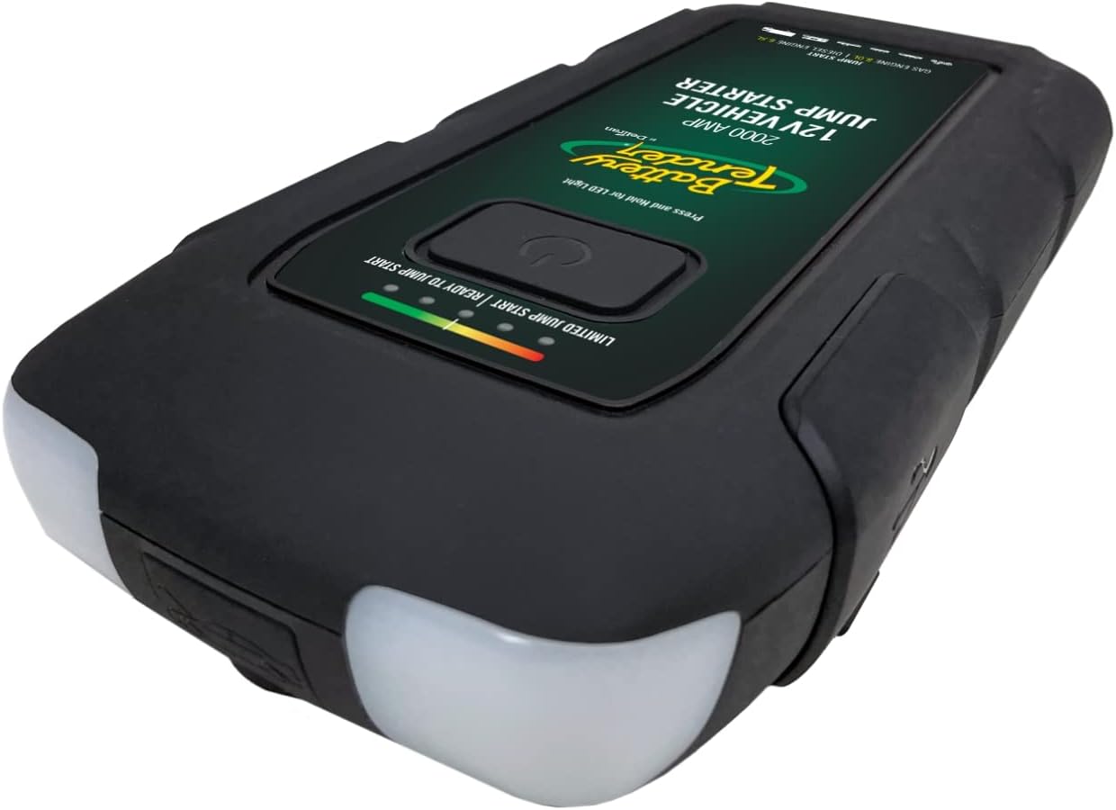 Battery Tender Arrancador de salto de 2000 amperios – Banco de energía de 16000 mAh