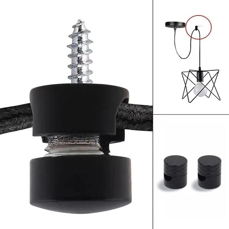 Ganchos de metal para luces colgantes de techo, gancho de luz colgante para lámpara de techo, lámpara de bricolaje colgante de cable de cable