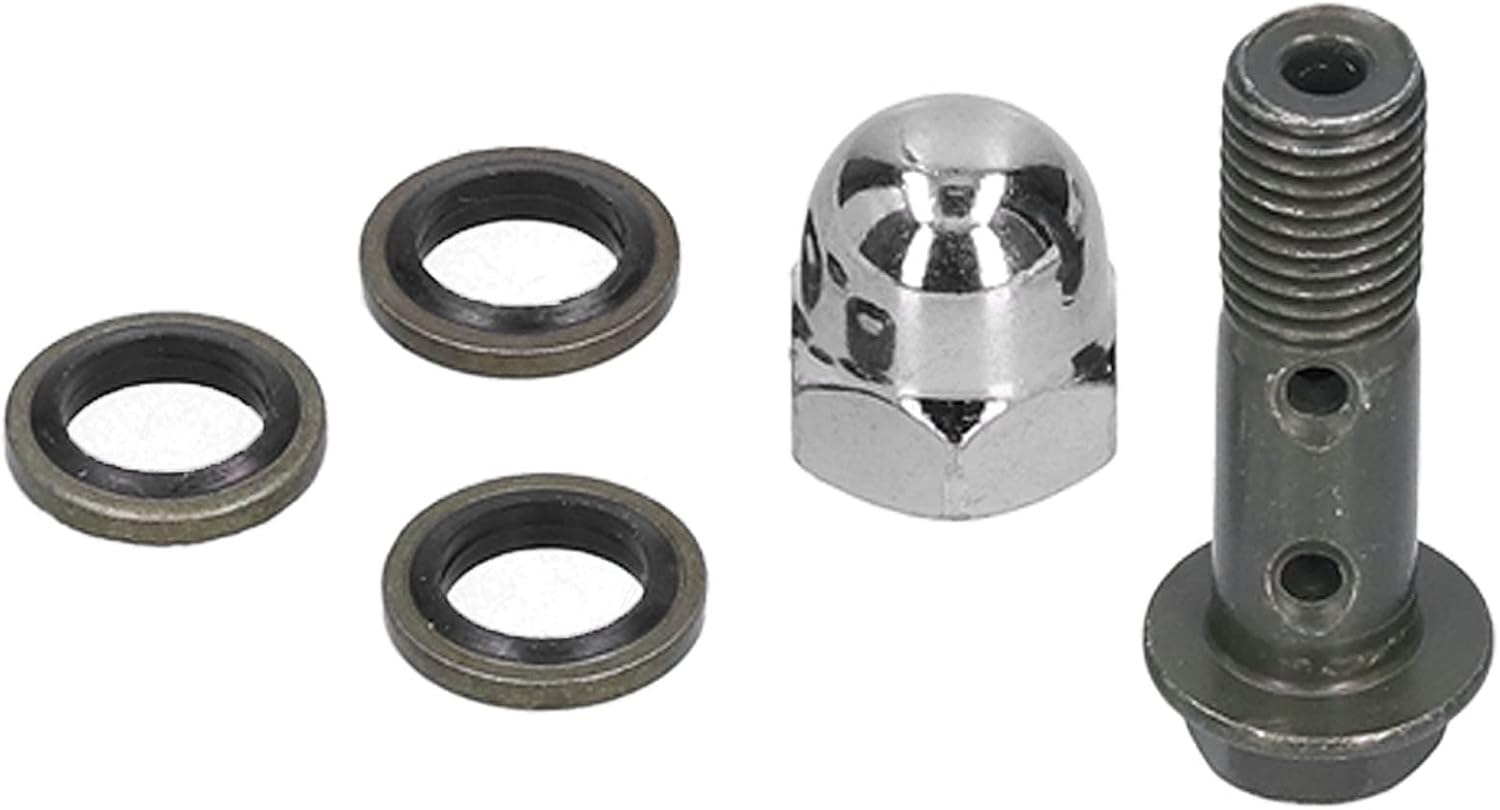 El cuero artificial universal, la manguera de freno de acero amplía los recambios hidráulicos del conector para la modificación de la motocicleta