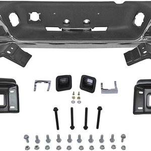 ACANII – Para 2002-2008 Dodge Ram 1500 03-09 Ram 2500 3500 Piackup Truck Chrome Steel Rear Srep parachoques conjunto completo ACANII – Para 2002-2008 Dodge Ram 1500 03-09 Ram 2500 3500 Piackup Truck Chrome Steel Rear Srep parachoques conjunto completo