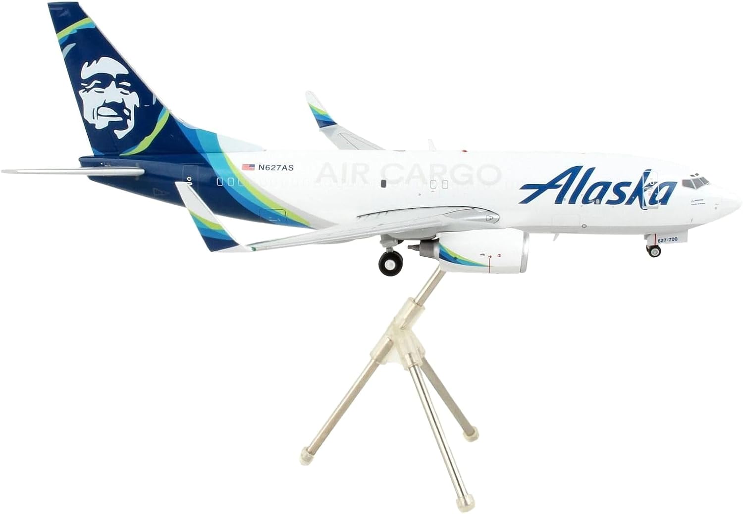 GeminiJets G2ASA1019 Alaska Air Cargo Boeing 737-700F N627AS Escala 1200