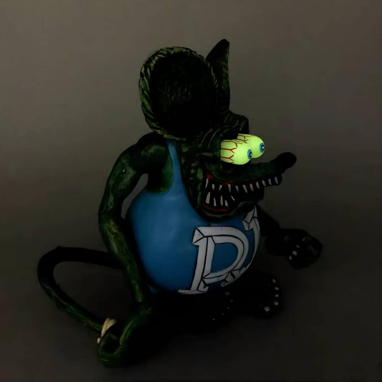 Figura de acción de Rat Fink de 4.7 in en 5 colores, estatua de rata loca, articulaciones móviles que se pueden peinar a voluntad, adecuada para