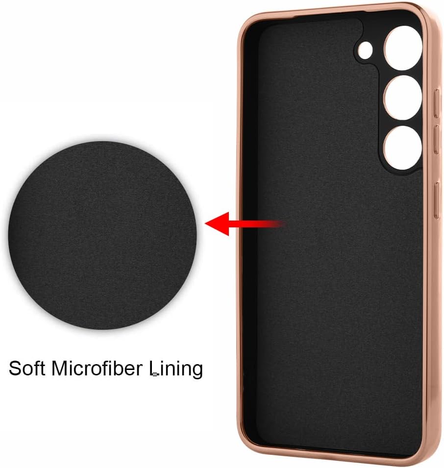 MOWIME Funda diseñada para Samsung Galaxy S23 Plus 5G, cubierta protectora delgada y flexible con soporte de anillo de teléfono incorporado con