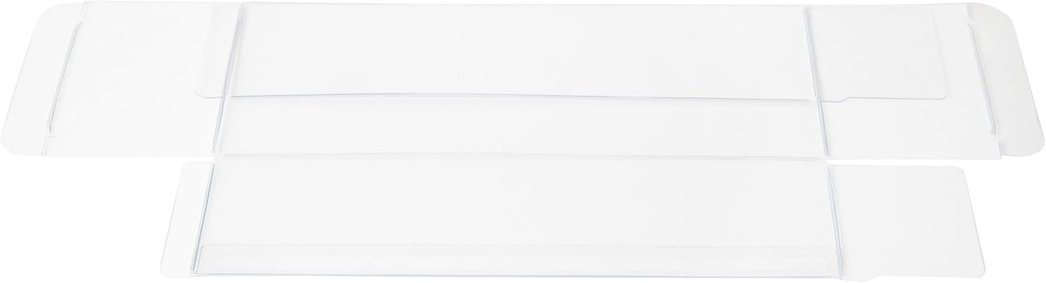 Plymor Caja protectora de almacenamiento de figuras de acción plegable transparente, 3 pulgadas de ancho x 2 pulgadas de profundidad x 7 pulgadas de