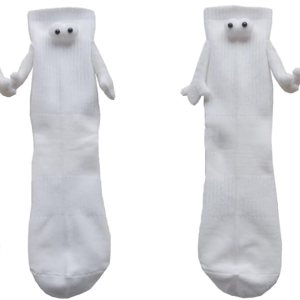 2 calcetines magnéticos de mano, calcetines de muñeca 3D, calcetines divertidos para parejas tomados de la mano, bonitos calcetines divertidos 2 calcetines magnéticos de mano, calcetines de muñeca 3D, calcetines divertidos para parejas tomados de la mano, bonitos calcetines divertidos
