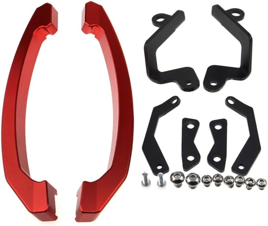Reposabrazos de pasajero de motocicleta para Y&AMAHA MT07 MT-07 FZ07 FZ-07 2014-2017 Accesorios de motocicleta Barras de agarre traseras Asiento del