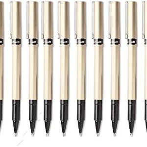 uni-ball Bolígrafos de punta fina de lujo, 10 bolígrafos de tinta negra (60052) uni-ball Bolígrafos de punta fina de lujo, 10 bolígrafos de tinta negra (60052)