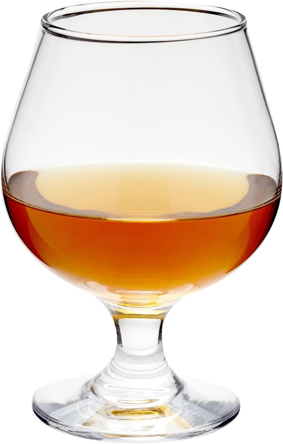 Juvale Juego de 4 copas de brandy para whisky, copas de vino de tallo corto para bourbon, coñac, brandy (13 onzas)