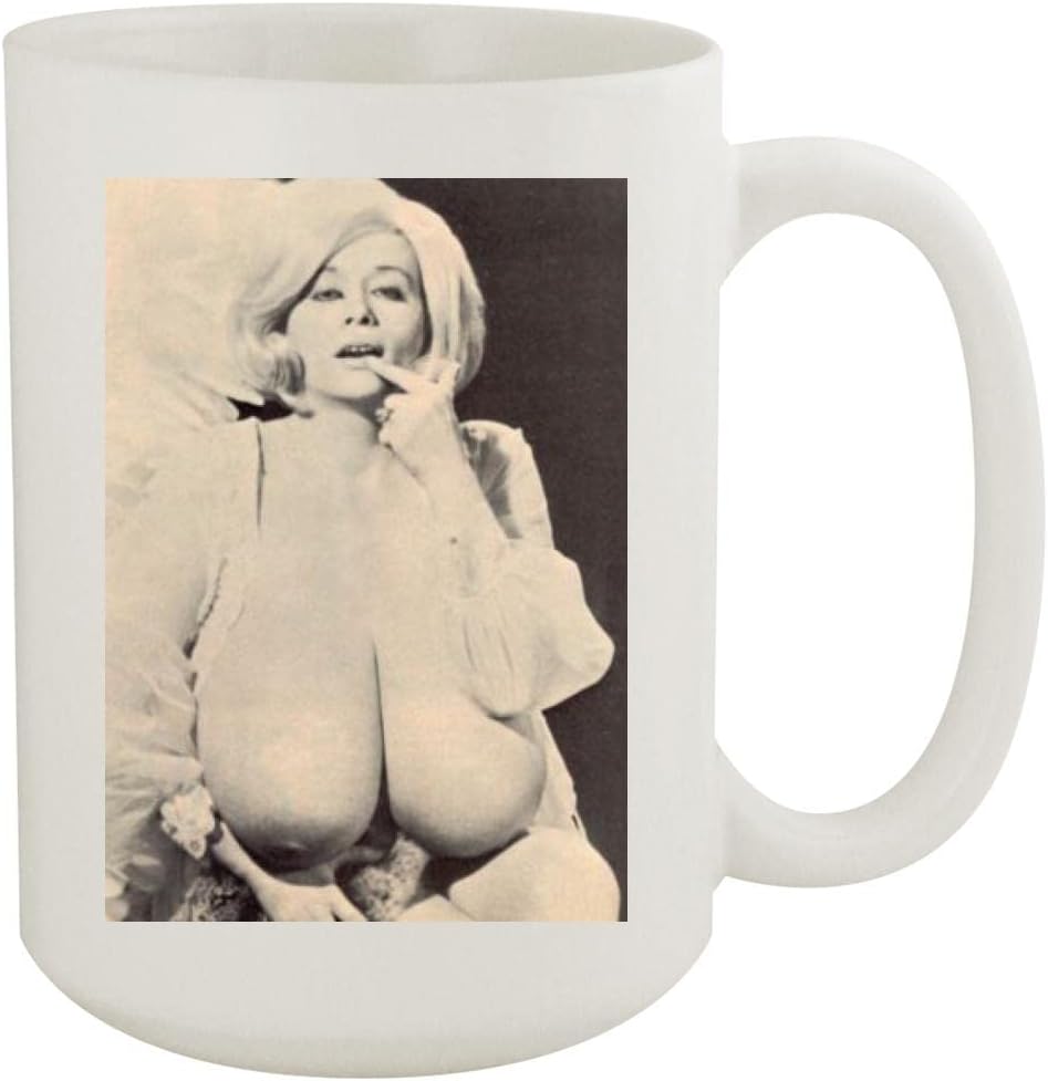 FC Carino Chesty Morgan – Taza de café de cerámica blanca de 15 onzas PDI #PIDP856935