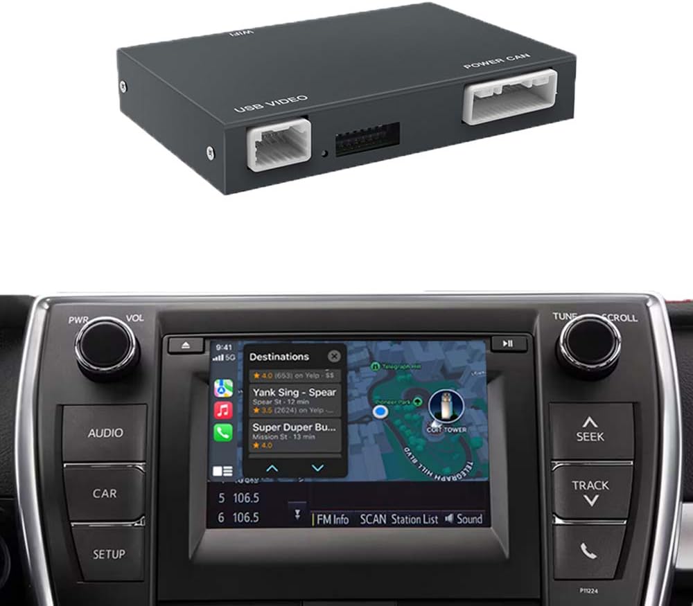 Carplay – Adaptador automático inalámbrico para Android Carplay, kit de readaptación para Toyota Touch2 y Entune2.0 2014-2019 apto para