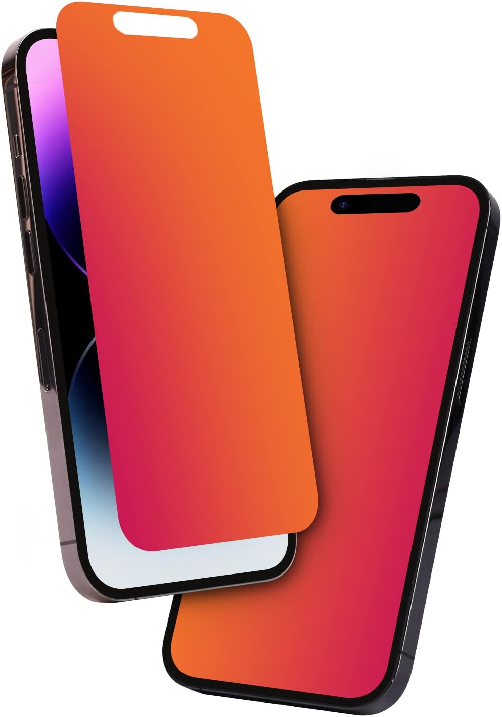 JIEYKJO Protector de pantalla de privacidad para iPhone 15  iPhone 14 Pro – Protector de privacidad para la pantalla del teléfono celular con luz