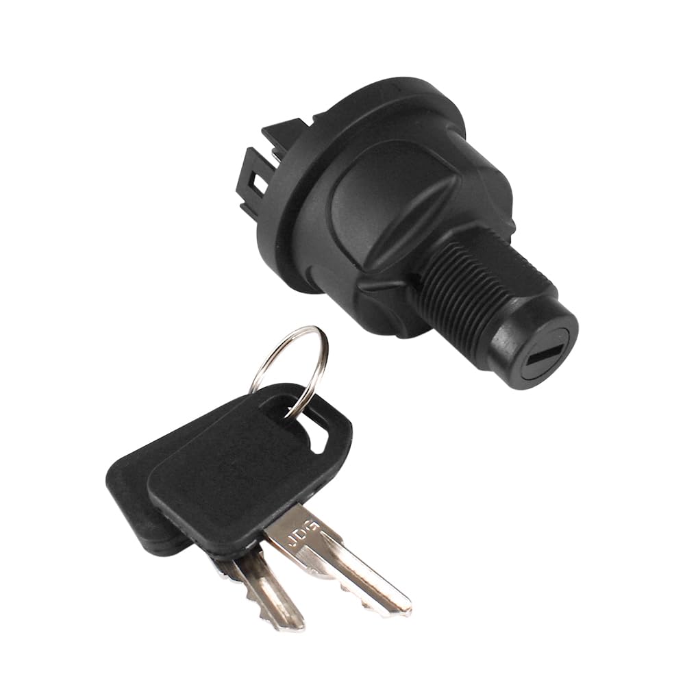 Interruptor giratorio de encendido con llaves AUC15805 TCA26088 TCA24615 UC10104 AUC13979 se adapta a John Deere 636M 648M 652M 652R Quik-Trak