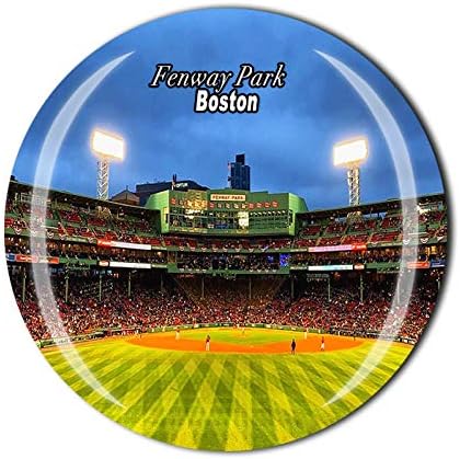 FenwayPark Boston 3D USA – Imán de cristal para nevera, recuerdo de regalo, colección de recuerdos para el hogar, decoración de cocina