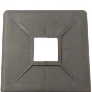 Cubierta cuadrada de goma de 4 “tapa de tapón de parachoques negro RV Camper Trailer de goma Cubierta cuadrada de goma de 4 “tapa de tapón de parachoques negro RV Camper Trailer de goma