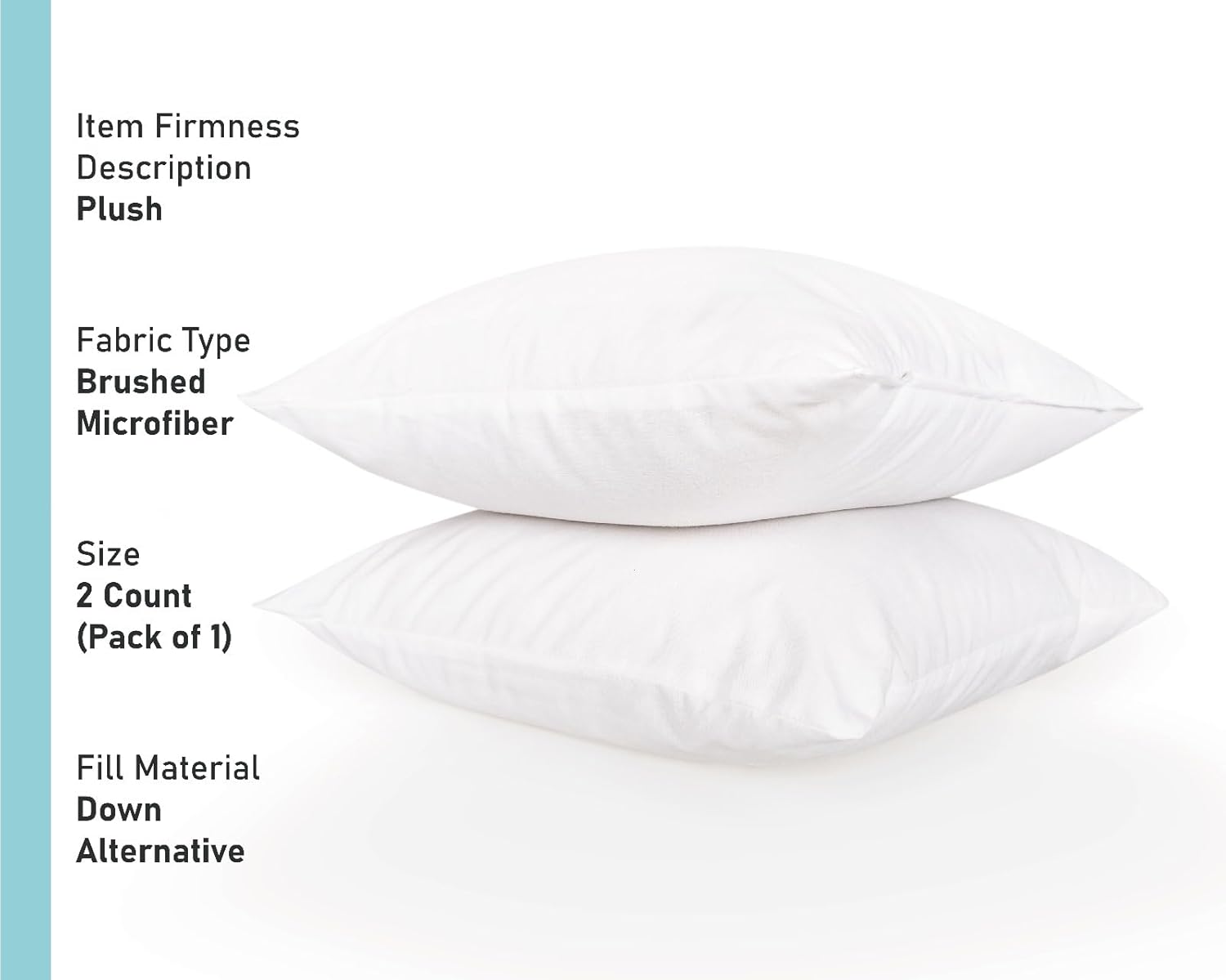 Adiva – Cojín decorativo  Insertos de almohada de tamaño estándar para sofá  sofá, cama, exterior  Insertos de almohada decorativos con cojín