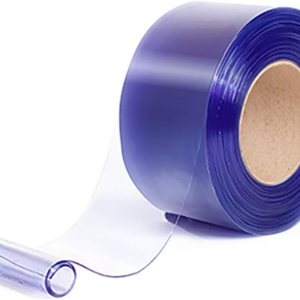 VIZ-PRO Rollo a granel de puerta de tira de cortina lisa de PVC transparente estándar, 50 pies de largo x 16 pulgadas de ancho x 0.16 pulgadas de VIZ-PRO Rollo a granel de puerta de tira de cortina lisa de PVC transparente estándar, 50 pies de largo x 16 pulgadas de ancho x 0.16 pulgadas de