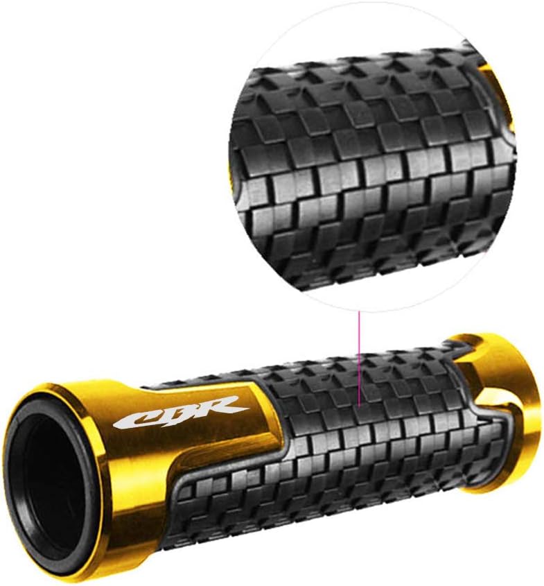 Motocicleta antideslizante manillar Grips 78 “0.866 in mango de goma para CBR60F CBR125R 150R 250R CBR400 NC23 NC29 CBR600 F2 F3 F4 F4i CBR600RR