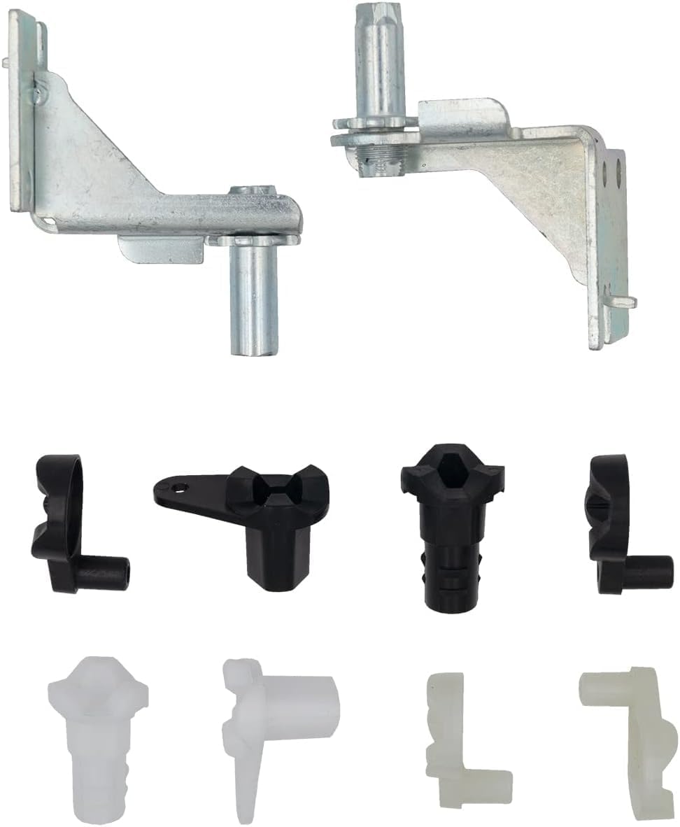 5303918455 Kit de bisagras de puerta ajustables para refrigerador para puertas izquierda y derecha compatible con las mejores marcas reemplazan con