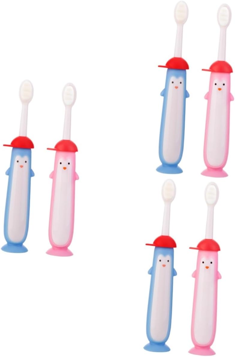 Beavorty 6 Pcs Toothbrush Kids Cepillos De para Niños Toddler Tooth Brush Travel Tooth Brush Manual Tooth Brush Ergonomic Tooth Brush Teeth Brush