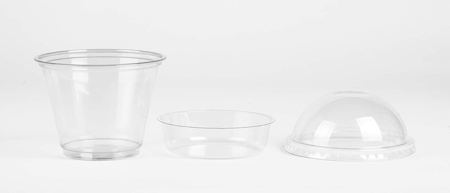 Vasos de plástico de 9 onzas Conjuntos de 50 piezas.