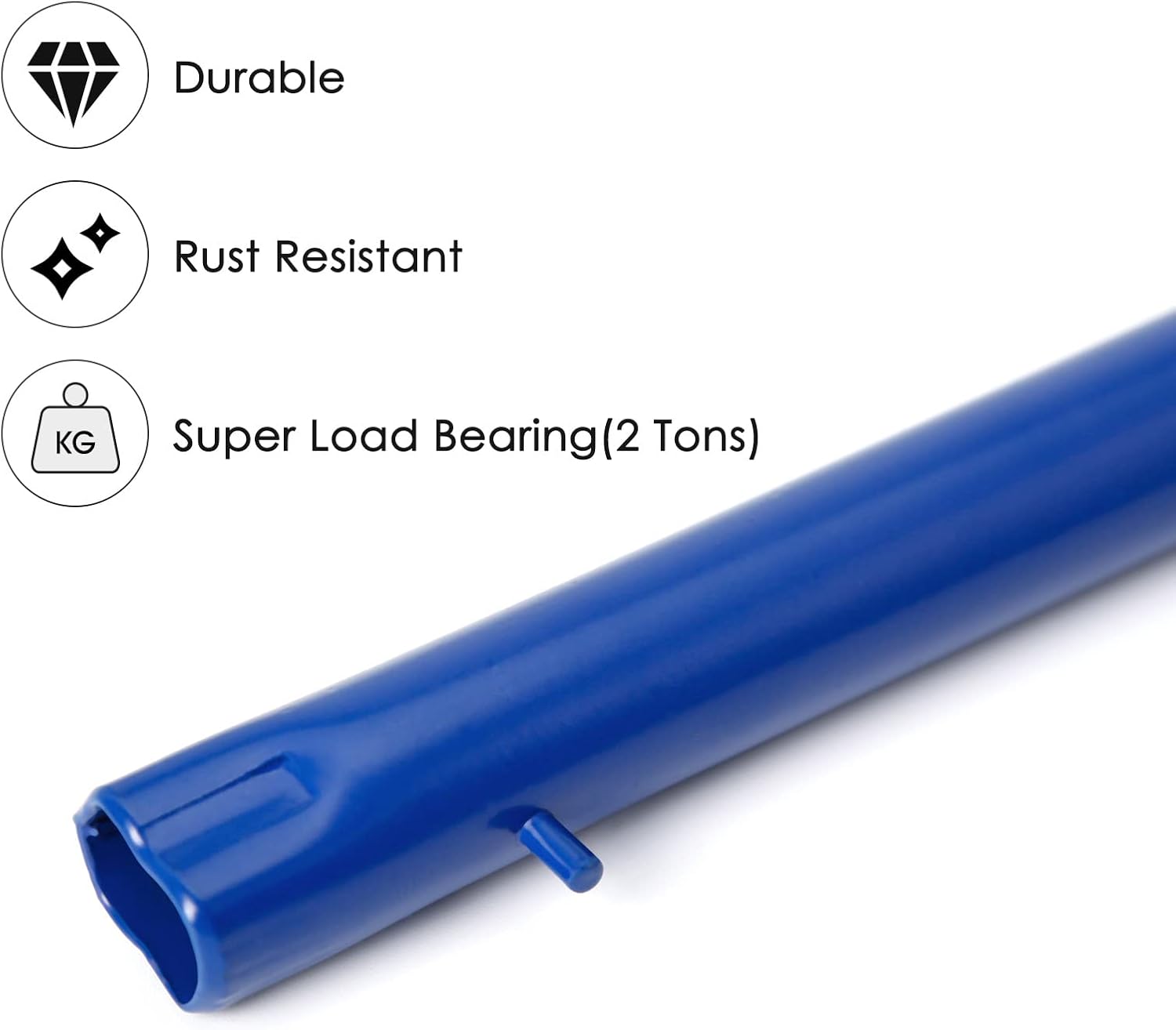 Reemplazo de la manija del gato de 2 toneladasSoportes de poste hidráulico horizontal Accesorios para gatos de automóvil (azul)