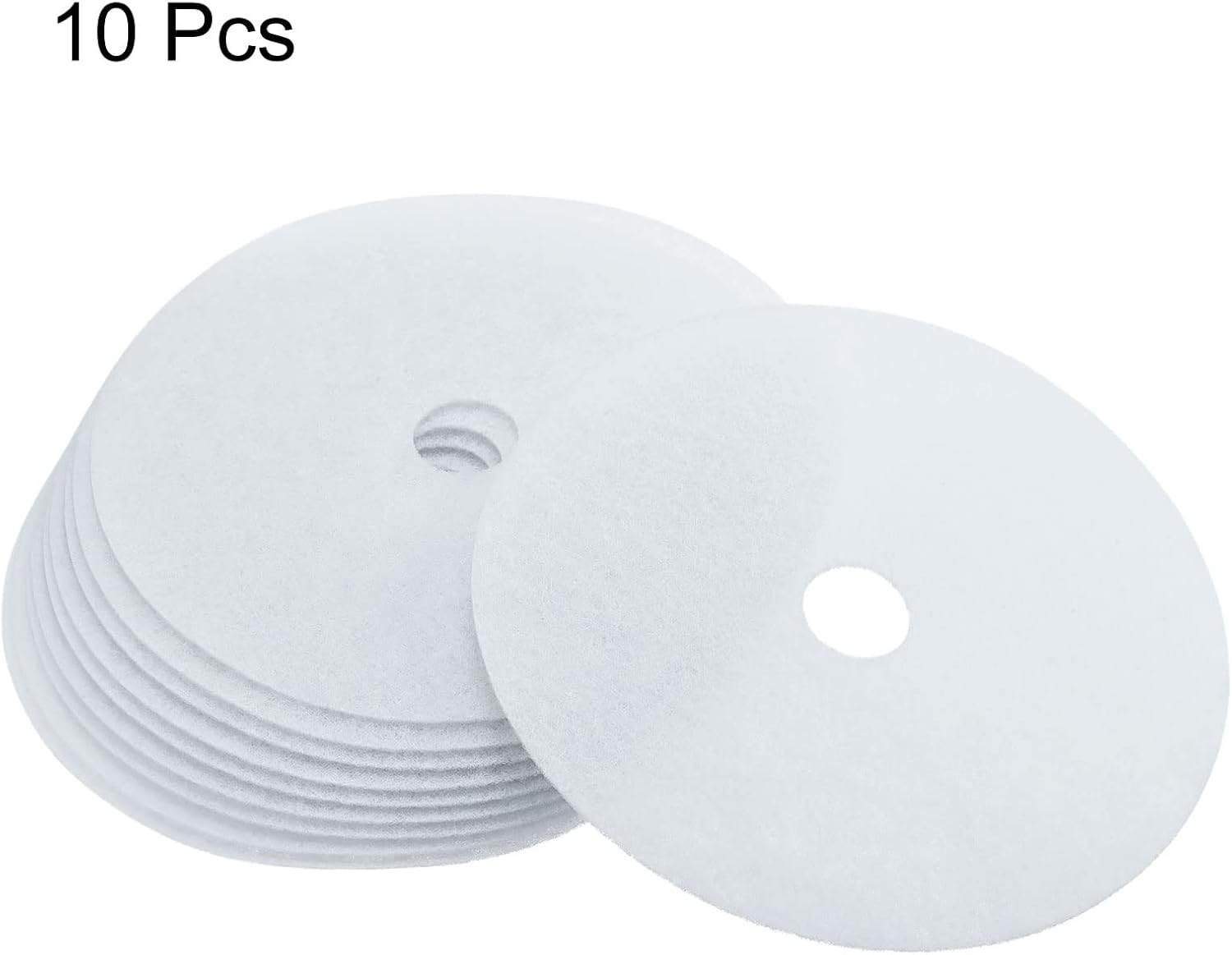 MECCANIXITY Filtro de escape universal para secadora de ropa, algodón, 9.252 x 1.299in, color blanco, para filtro de secadora de ropa, 10 unidades