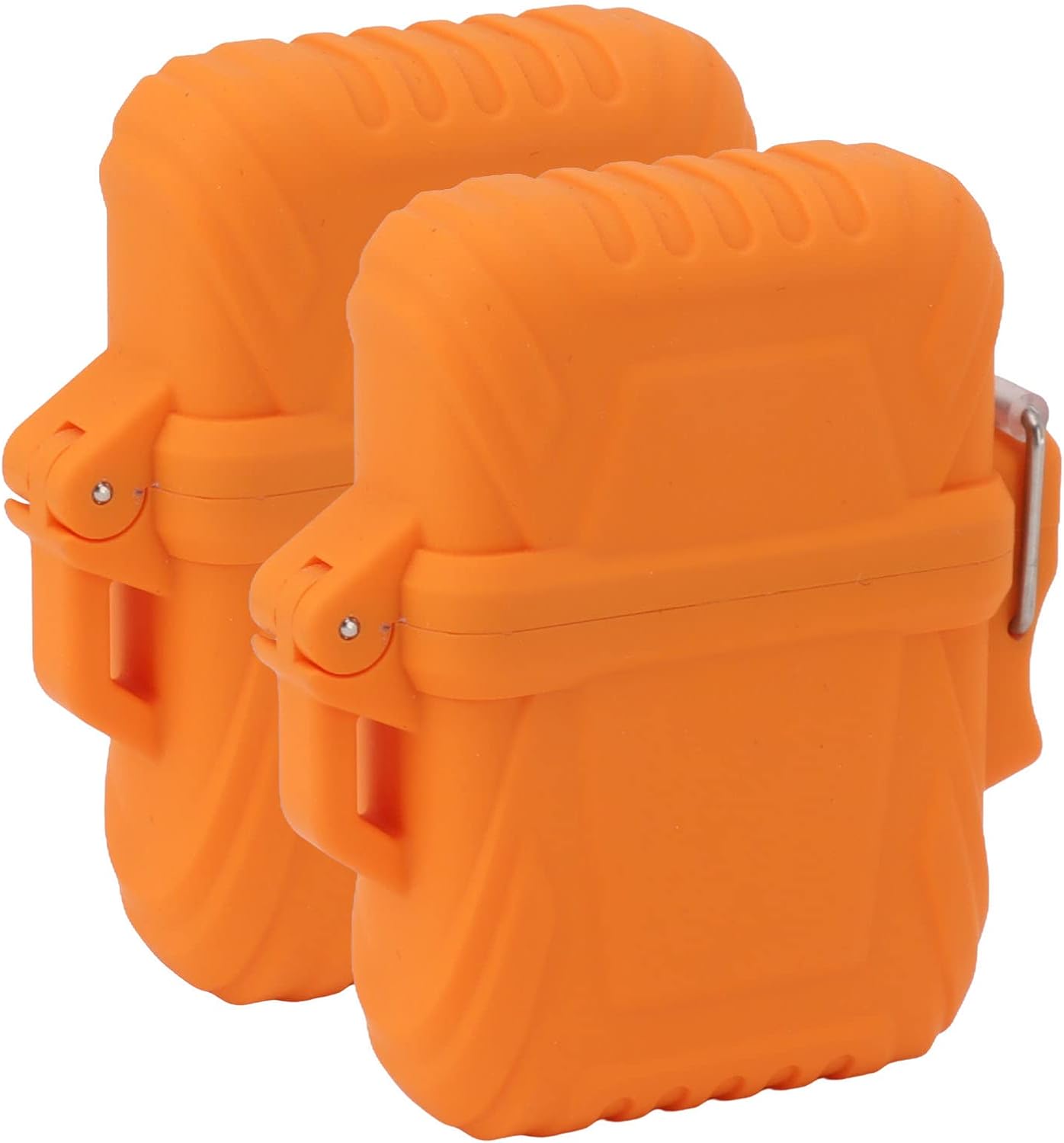 Estuche para encendedor de antorcha portátil, resistente al agua, IP56, para senderismo al aire libre (naranja)