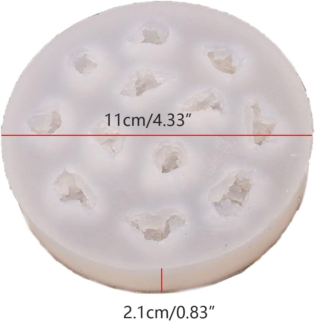 Molde de silicona en forma de palomitas 3D para hacer pasteles de gelatina de chocolate, moldes para hacer pasteles DIY12 cavidades jabón para