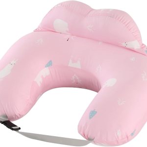 Almohada de lactancia para lactancia, almohadas de lactancia materna para más apoyo para mamá y bebé, con valla de seguridad para bebé, correa de Almohada de lactancia para lactancia, almohadas de lactancia materna para más apoyo para mamá y bebé, con valla de seguridad para bebé, correa de