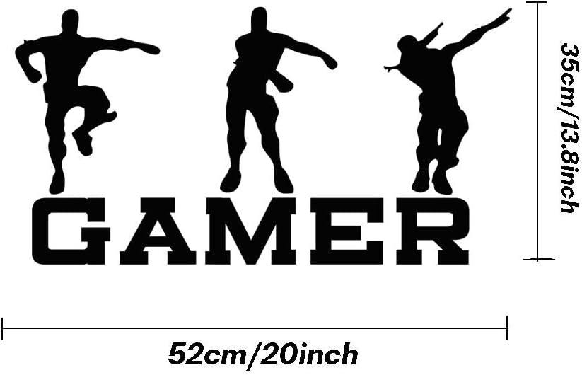 Vinilo decorativo para pared de jugadores, murales de pared de videojuegos, diseño artístico de videojuegos, decoración de pared para adolescentes,