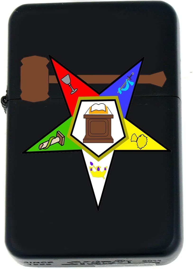Mason  Masonic Freemason – Encendedor de aceite a prueba de viento (ESO-1)