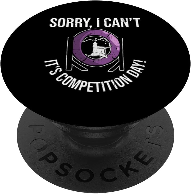 Dog Agility Trainer Design For Dog Agility Cometition PopSockets Standard PopGrip