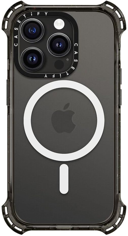CASETiFY Funda Bounce para iPhone 15 Pro 6 veces probada contra caídas de grado militar, protección contra caídas de 21.3 pies, compatible con