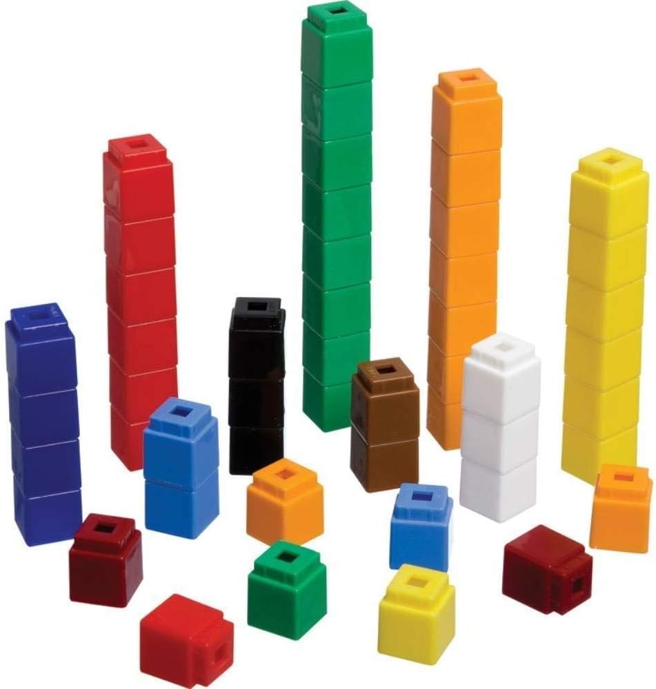 Didax Educational Resources Unifix Cubes, color verde, juego de 100 unidades