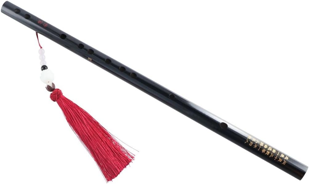 Vctitil Flauta de bambú tradicional china, Dizi transversal, accesorio de cosplay Mo Dao Zu Shi, instrumento musical de viento de madera para