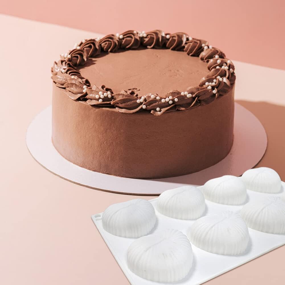 Moldes de silicona 3D para chocolate, molde para pastel de mousse, molde 3D con forma de corazón de silicona, suministros para hacer postres para