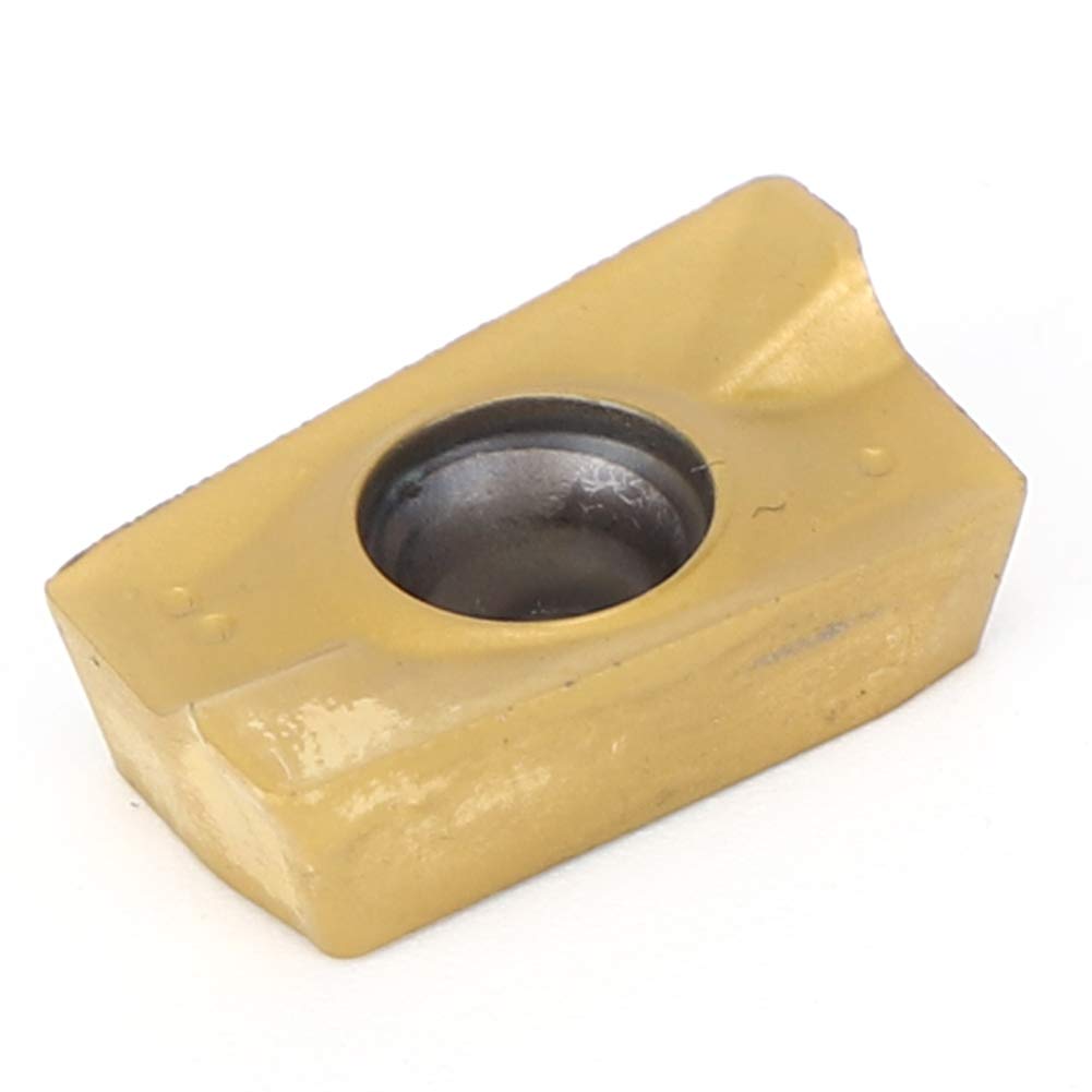 ViaGasaFamido Insertos de torneado, 10 piezas de inserción de fresado indexable de carburo APMT1604, dureza de 15-50HRC, insertos de torneado de