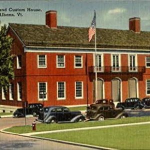 Post Office And Custom House St. Albans, Vermont VT Original Antique Postcard Post Office And Custom House St. Albans, Vermont VT Original Antique Postcard