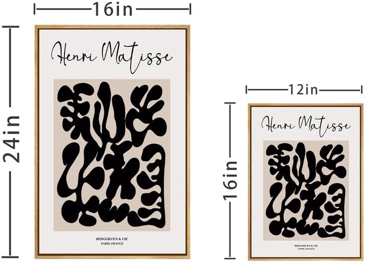 Zzuyi Henri Matisse impresiones artísticas enmarcadas, póster de mercado de flores, impresiones de Matisse, pinturas de Matisse, impresiones de arte