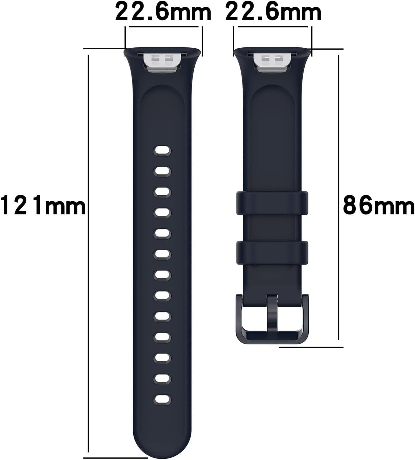Senter Correa de silicona suave de liberación rápida para reloj inteligente Huawei Band 7 Pro