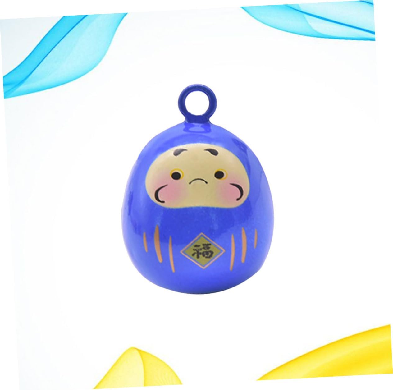 Llavero de joyería japonesa para manualidades, decoración de miniture, campanas decorativas de buena suerte, adorno de muñeca japonesa, sello de