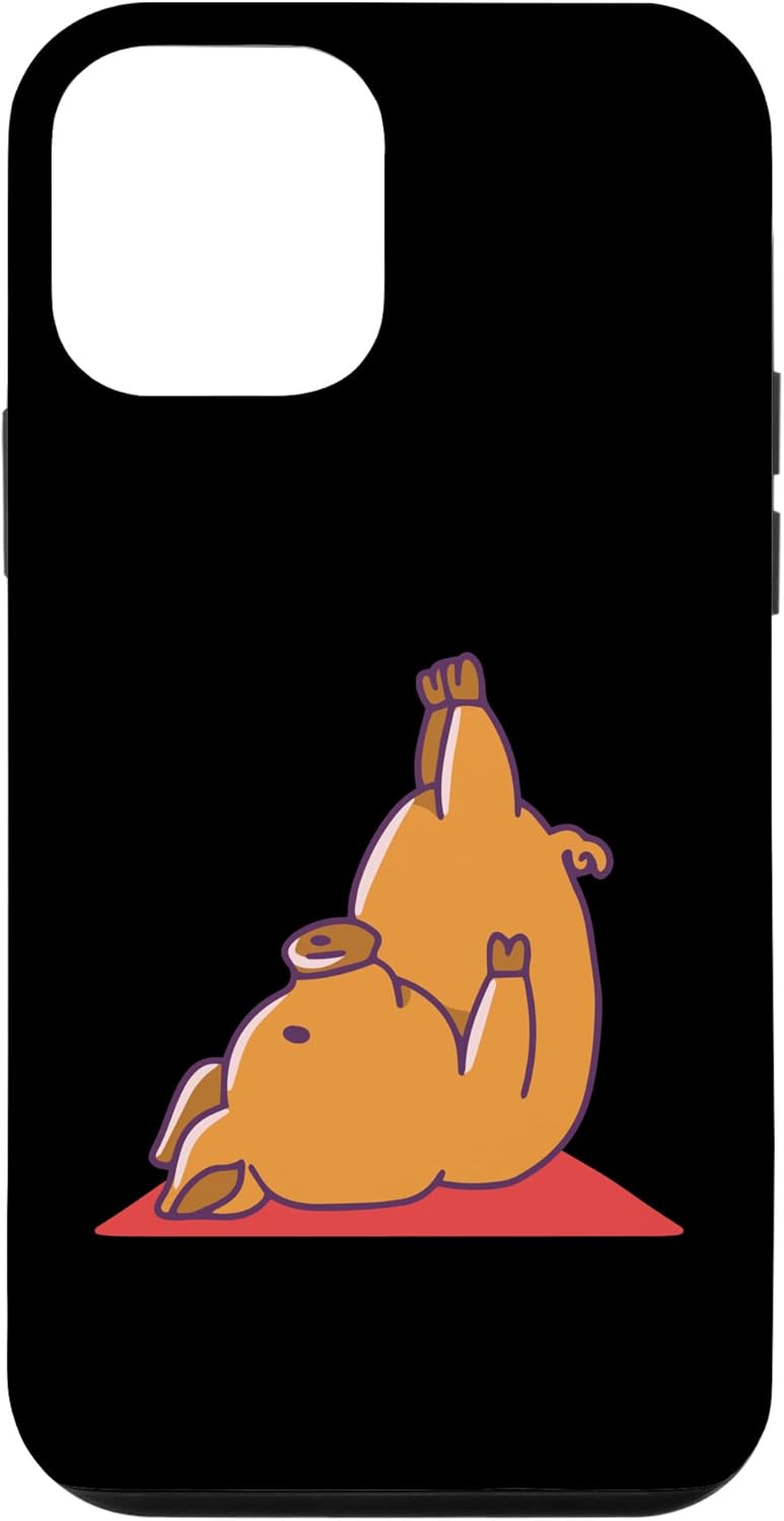 iPhone 12 mini pig yoga pose funny Case