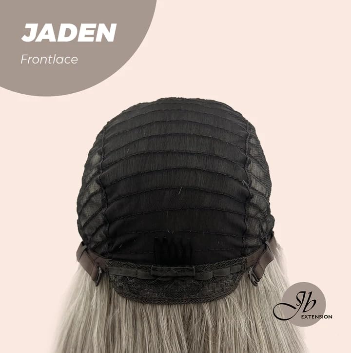 JADEN – Peluca de encaje frontal precortada, balayage, rubio degradado, pelucas sintéticas para mujer, pelucas sintéticas naturales para uso diario
